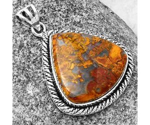 Rare Cady Mountain Agate Pendant SDP138759 P-1074, 23x23 mm