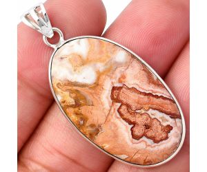 Rosetta Picture Jasper Pendant SDP141926 P-1001, 20x33 mm