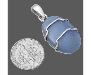 Angelite Pendant SDP143330 P-1638, 15x23 mm