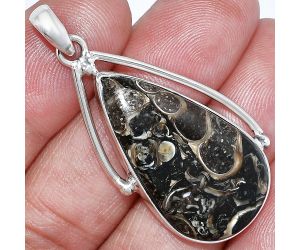 Turtella Jasper Pendant SDP152333 P-1566, 18x32 mm