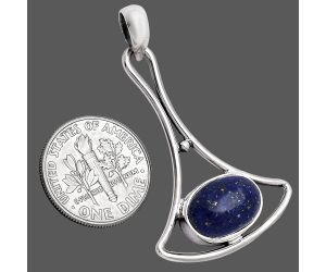 Lapis Lazuli Pendant SDP152424 P-1574, 9x13 mm