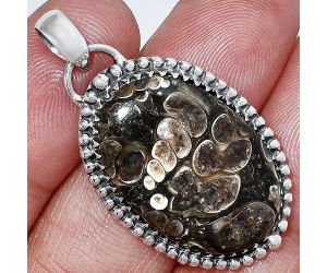 Turtella Jasper Pendant SDP152481 P-1312, 18x26 mm