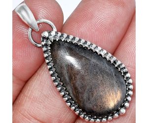 Purple Labradorite Pendant SDP152506 P-1312, 15x26 mm