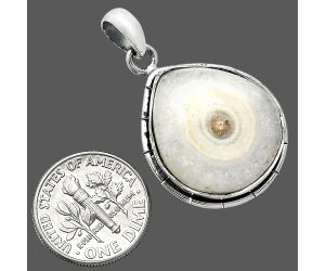 Solar Quartz Eye Pendant SDP152972 P-1065, 19x21 mm