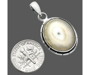 Solar Quartz Eye Pendant SDP152996 P-1065, 15x18 mm