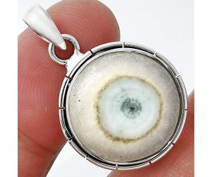 Solar Quartz Eye Pendant SDP152997 P-1065, 17x17 mm