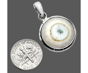 Solar Quartz Eye Pendant SDP152997 P-1065, 17x17 mm