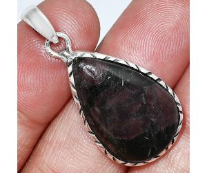 Russian Eudialyte Pendant SDP153003 P-1079, 15x24 mm
