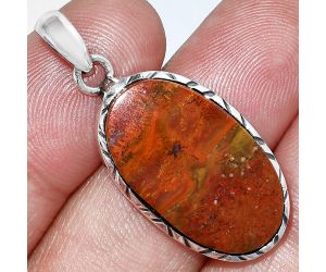 Rare Cady Mountain Agate Pendant SDP153045 P-1079, 14x25 mm