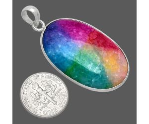 Multi Solar Quartz Pendant SDP153208 P-1001, 22x34 mm