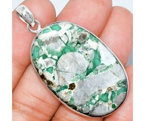 Utah Variscite Pendant SDP153342 P-1001, 24x39 mm