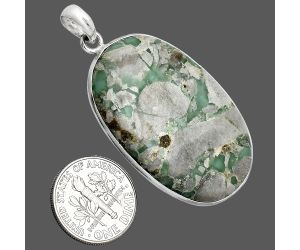 Utah Variscite Pendant SDP153342 P-1001, 24x39 mm