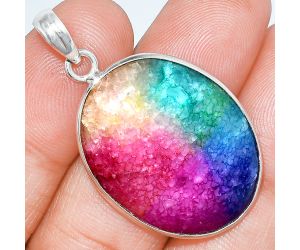 Multi Solar Quartz Pendant SDP153363 P-1001, 22x29 mm