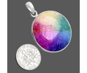 Multi Solar Quartz Pendant SDP153375 P-1001, 28x28 mm