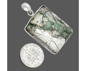 Utah Variscite Pendant SDP153416 P-1001, 24x28 mm