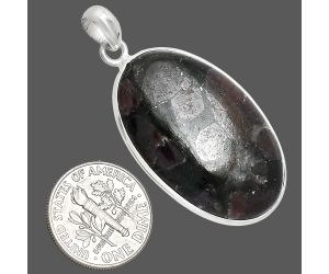 Russian Eudialyte Pendant SDP153453 P-1001, 21x33 mm