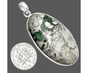 Utah Variscite Pendant SDP153464 P-1001, 23x40 mm