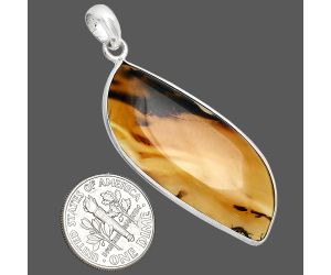 Montana Agate Pendant SDP153467 P-1001, 17x41 mm