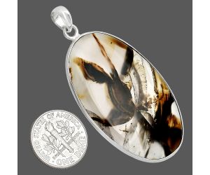 Montana Agate Pendant SDP153484 P-1001, 27x44 mm