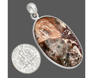 Leopard Skin Jasper Pendant SDP153486 P-1001, 22x34 mm