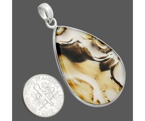 Montana Agate Pendant SDP153491 P-1001, 26x38 mm