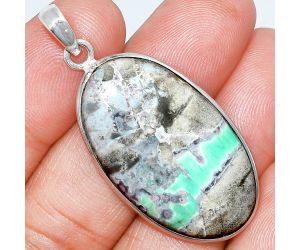 Utah Variscite Pendant SDP153492 P-1001, 20x34 mm