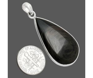 Hypersthene Pendant SDP153494 P-1001, 19x34 mm