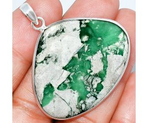 Utah Variscite Pendant SDP153507 P-1001, 31x39 mm