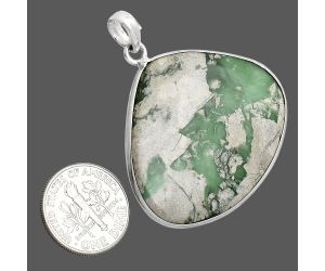 Utah Variscite Pendant SDP153507 P-1001, 31x39 mm