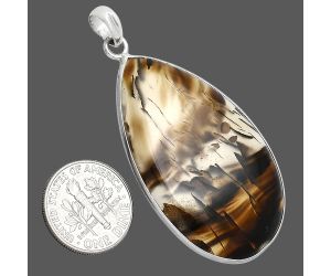 Montana Agate Pendant SDP153508 P-1001, 26x44 mm