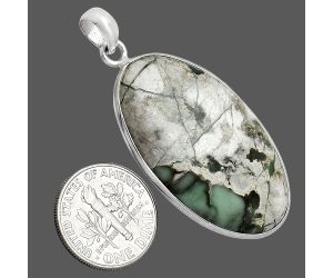 Utah Variscite Pendant SDP153526 P-1001, 21x36 mm