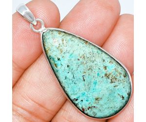 Royston Ribbon Turquoise Pendant SDP153531 P-1001, 21x37 mm