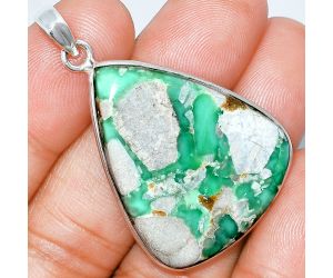 Utah Variscite Pendant SDP153543 P-1001, 27x34 mm