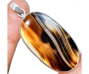 Montana Agate Pendant SDP153544 P-1001, 21x40 mm