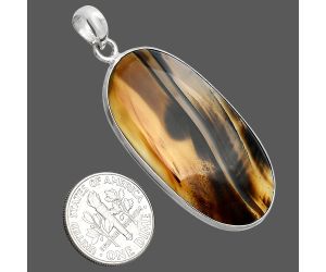 Montana Agate Pendant SDP153544 P-1001, 21x40 mm