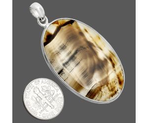 Montana Agate Pendant SDP153548 P-1001, 27x41 mm