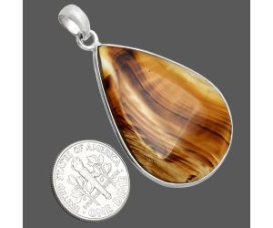 Montana Agate Pendant SDP153552 P-1001, 26x37 mm