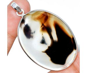 Montana Agate Pendant SDP153553 P-1001, 30x42 mm