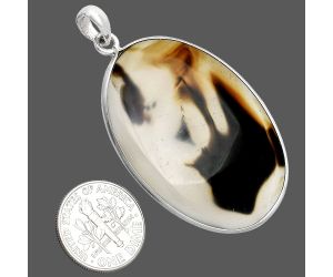 Montana Agate Pendant SDP153553 P-1001, 30x42 mm