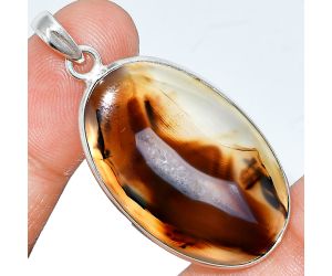 Montana Agate Pendant SDP153590 P-1001, 21x34 mm