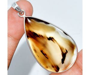 Montana Agate Pendant SDP153592 P-1001, 25x42 mm