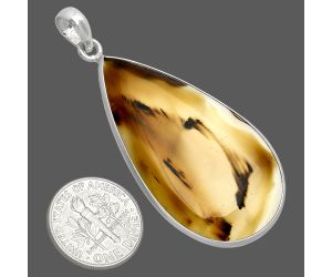 Montana Agate Pendant SDP153592 P-1001, 25x42 mm