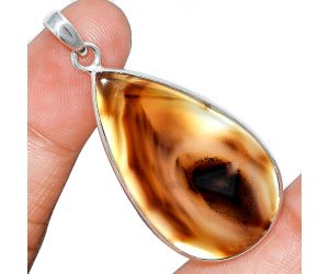 Montana Agate Pendant SDP153594 P-1001, 22x39 mm