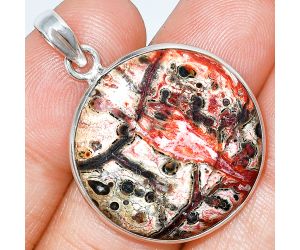 Leopard Skin Jasper Pendant SDP153599 P-1001, 25x25 mm