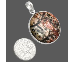 Leopard Skin Jasper Pendant SDP153599 P-1001, 25x25 mm