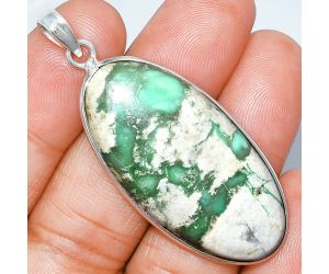 Utah Variscite Pendant SDP153603 P-1001, 20x41 mm