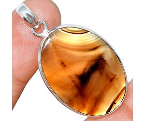 Montana Agate Pendant SDP153617 P-1001, 21x30 mm