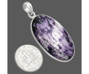 Kammererite Pendant SDP153618 P-1001, 19x33 mm