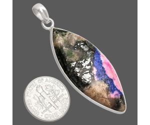 Pink Cobalt Pendant SDP153619 P-1001, 17x40 mm