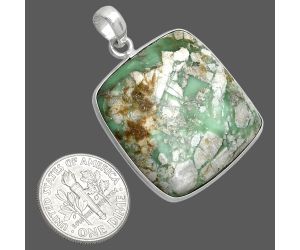 Utah Variscite Pendant SDP153622 P-1001, 27x28 mm